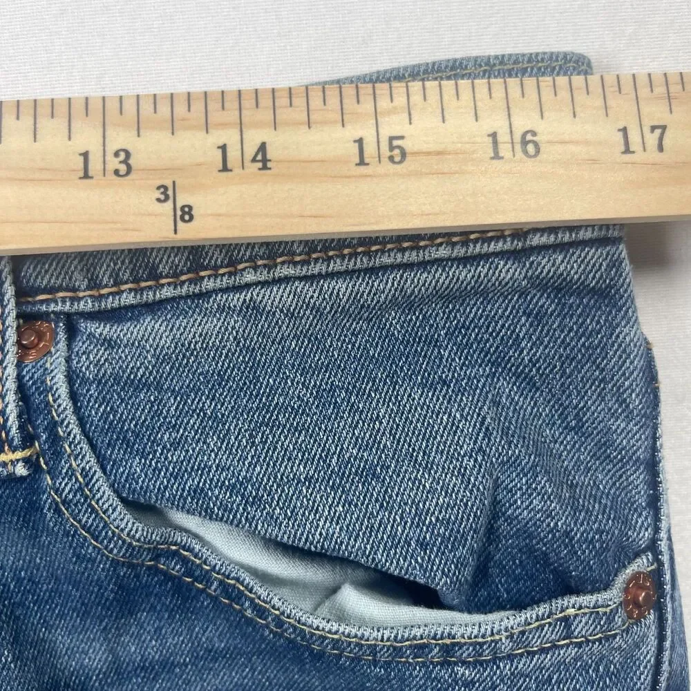 Levi's 511 Jeans Men's 33‎ Blue Denim Cotton 5-Pockets Mid-Rise Straight Leg